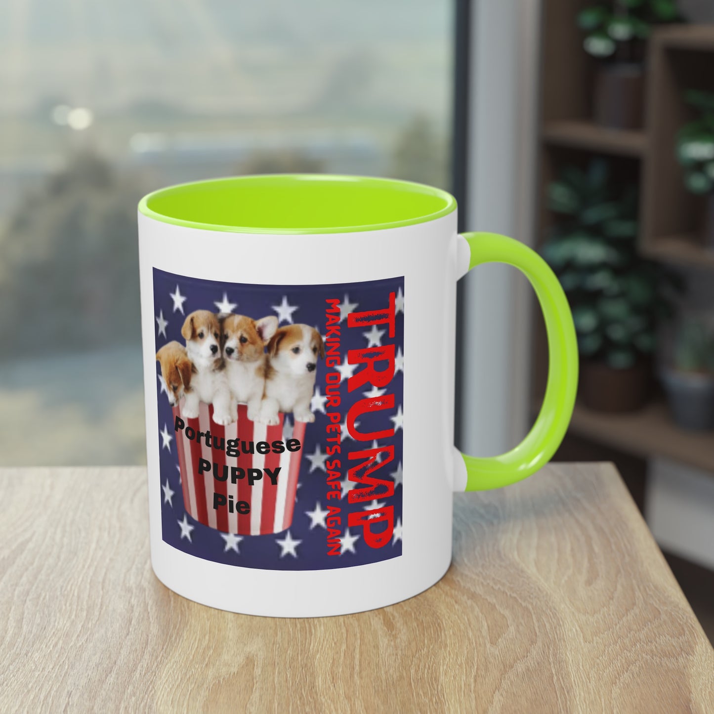 Coffee Mug (Puppies) Donald TRUMP
