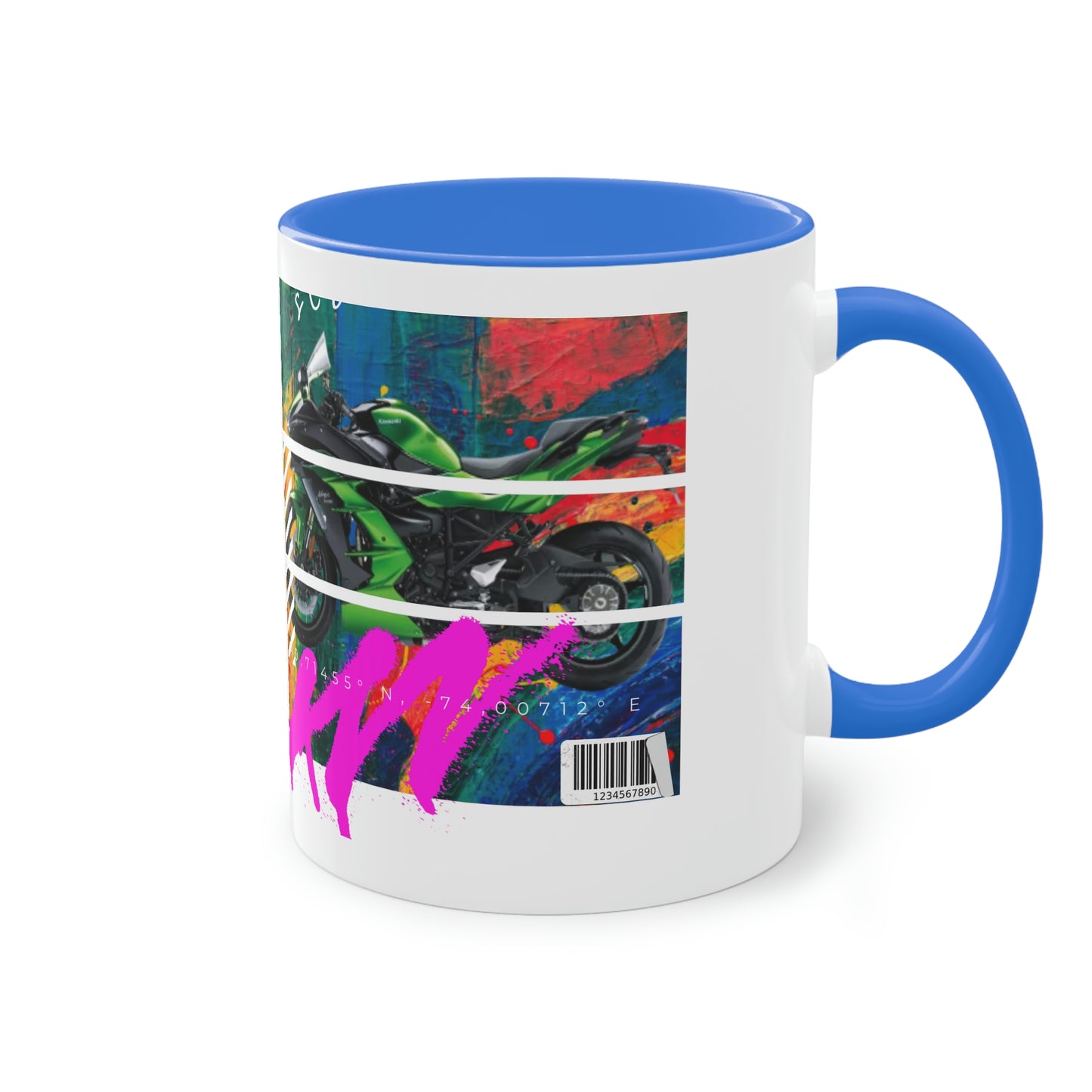 Coffee Mug  ( Urban Green Sports Bike )