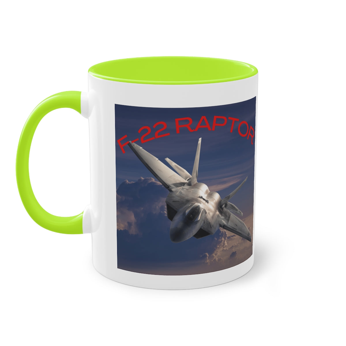 Coffee Mug ( F-22 RAPTOR 2 ) Military Style