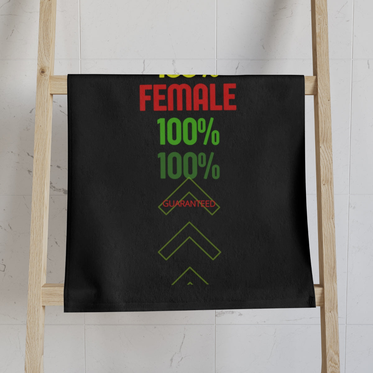 Sports Towel ( 100% Female ) Black