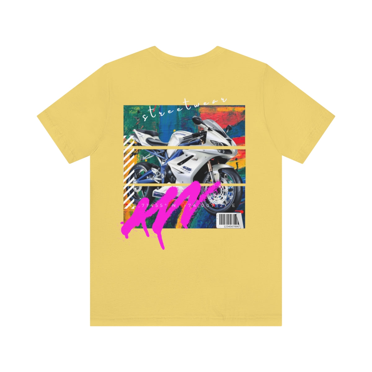 T-shirt Classic Jersey Short Sleeve (Urban White Sports Motorbike )