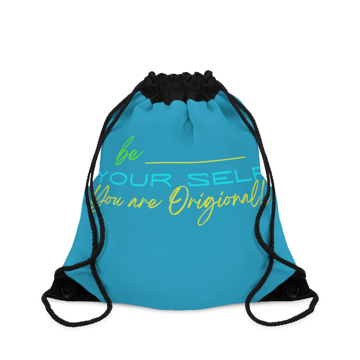 Copy of Drawstring Bag ( Be Yourself Purple )