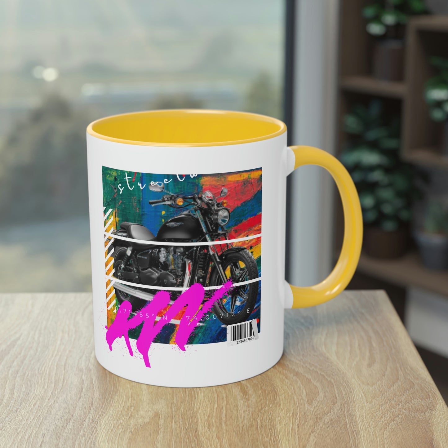 Coffee Mug  ( Urban Black Sports Bike )