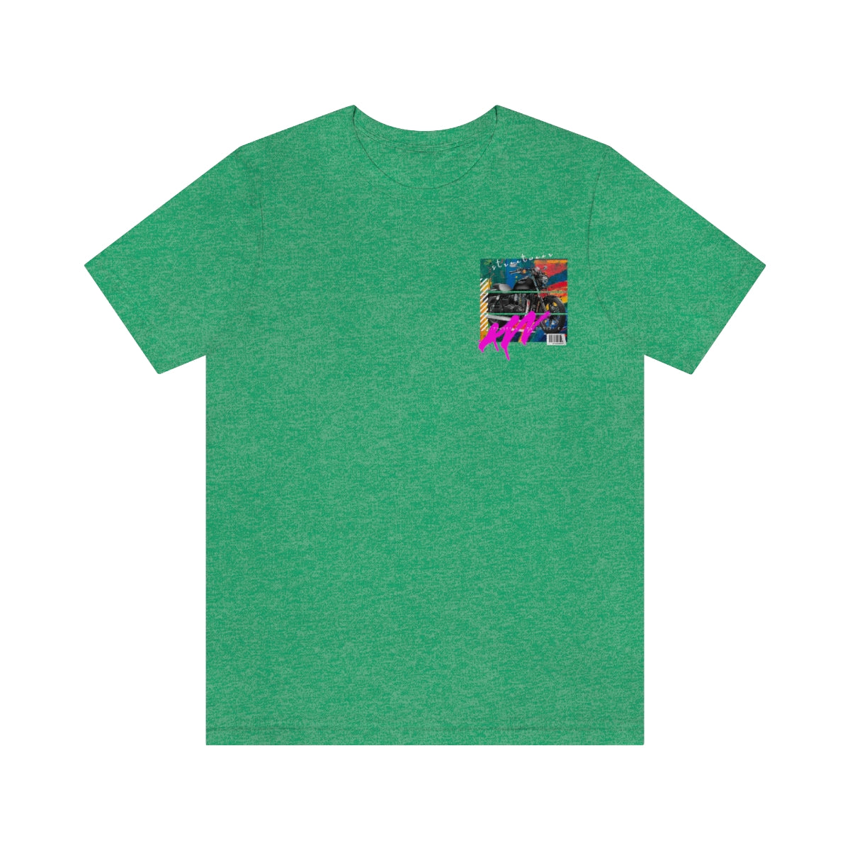 T-shirt Classic Jersey Short Sleeve (Urban Black Motorbike )