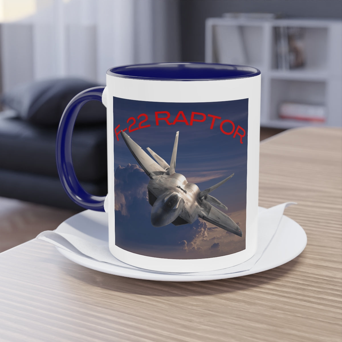 Coffee Mug ( F-22 RAPTOR 2 ) Military Style