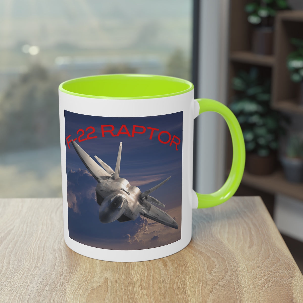 Coffee Mug ( F-22 RAPTOR 2 ) Military Style