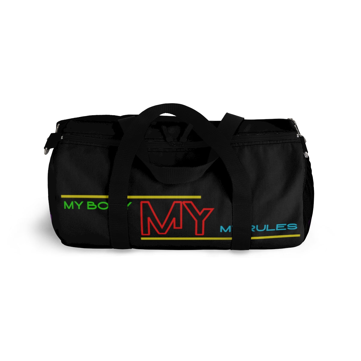 Sports Bag (My Body My Rules ) Black