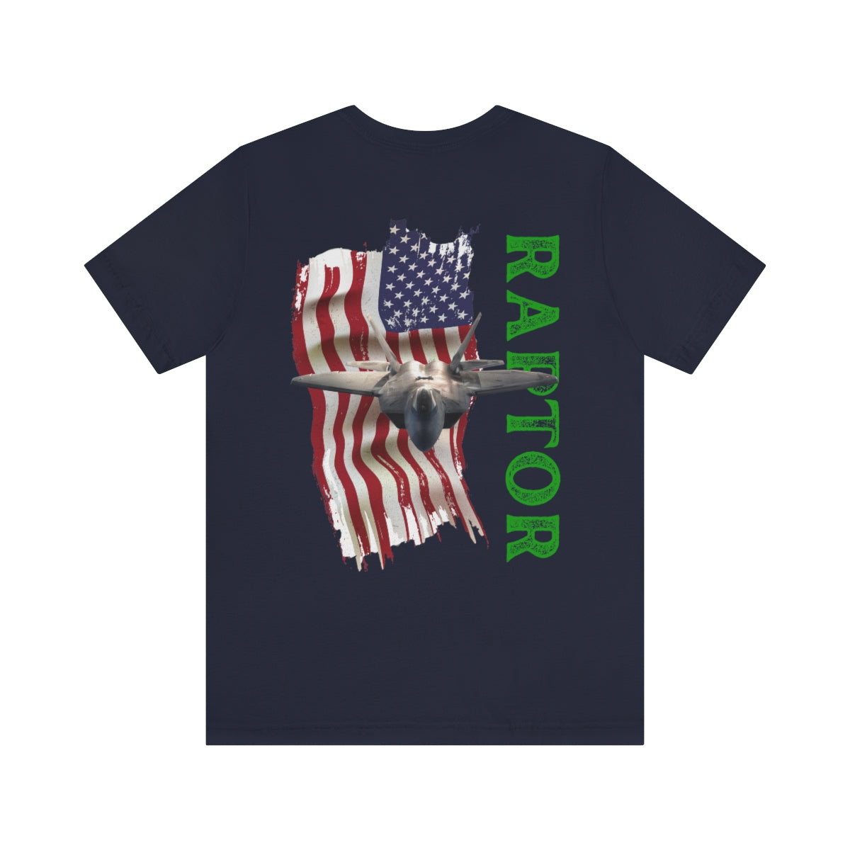 T-shirt Classic Jersey short sleeve ( RAPTOR F-22 stealth fighter ) Military Style
