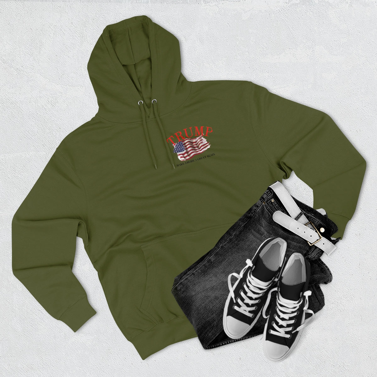 Unisex Premium Pullover Hoodie (TRUMP)
