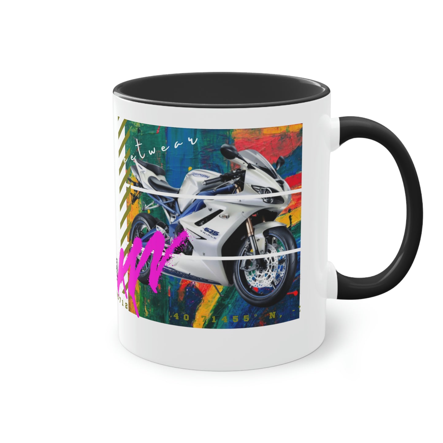 Coffee Mug ( Urban White Sports Bike )