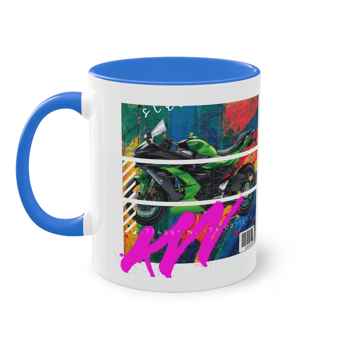 Coffee Mug  ( Urban Green Sports Bike )