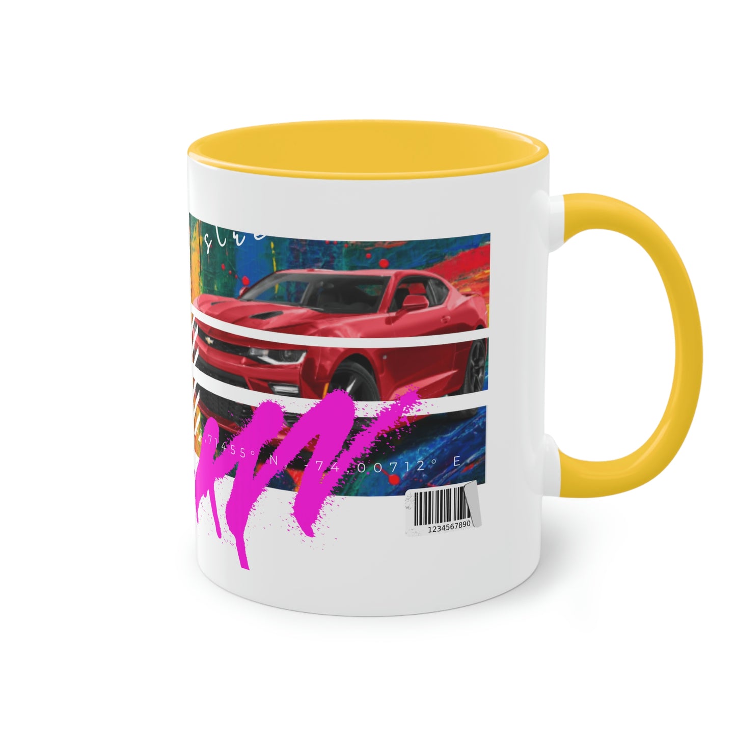 Coffee Mug ( Urban Red Corvette )