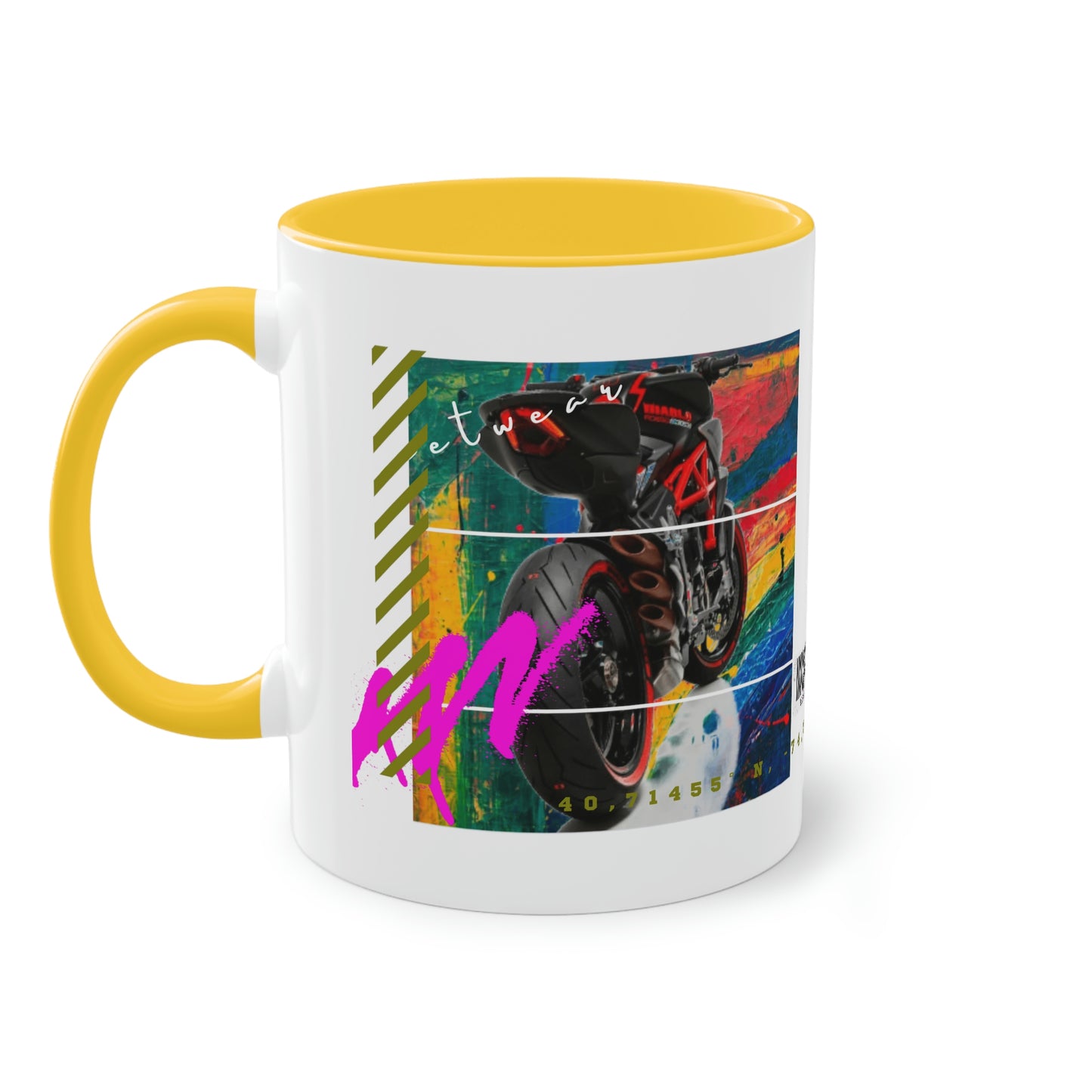 Coffee Mug ( Urban Red Sports Bike )