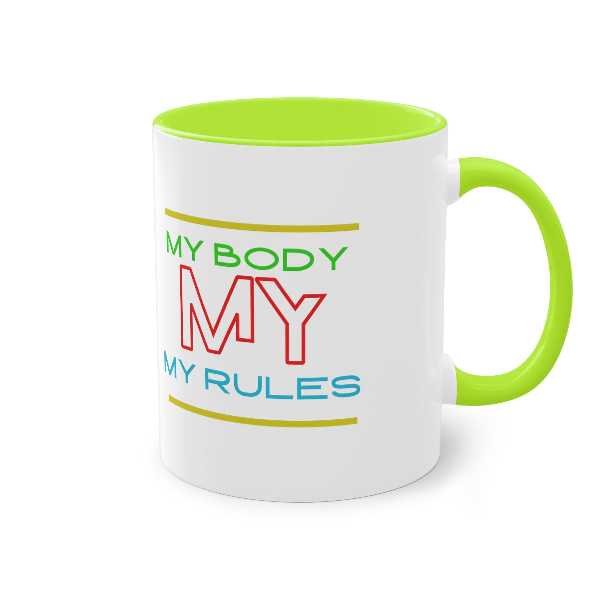 Coffee Mug ( My Body My Rules )