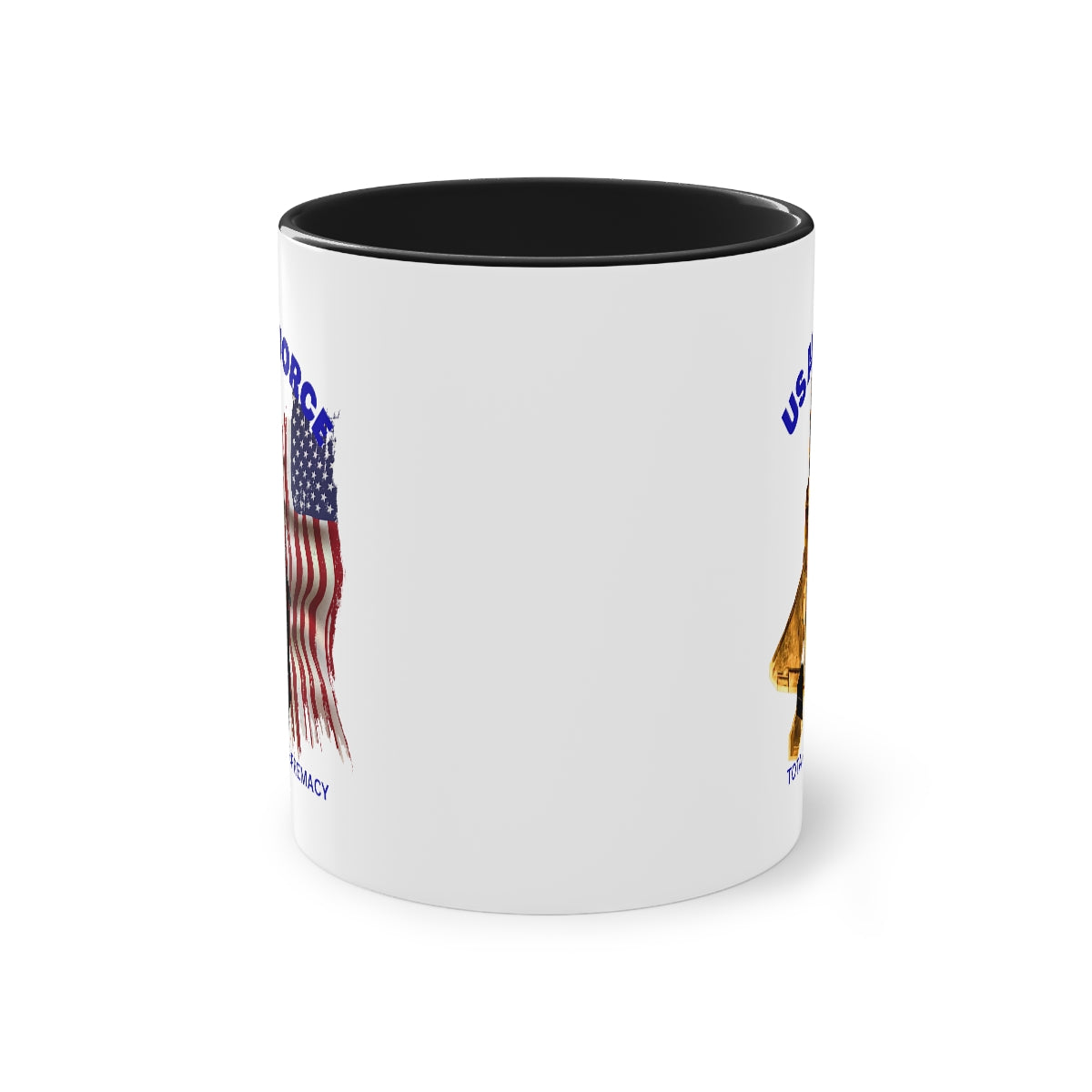 Coffee Mug ( US Air Force With Raptor ) Military Style