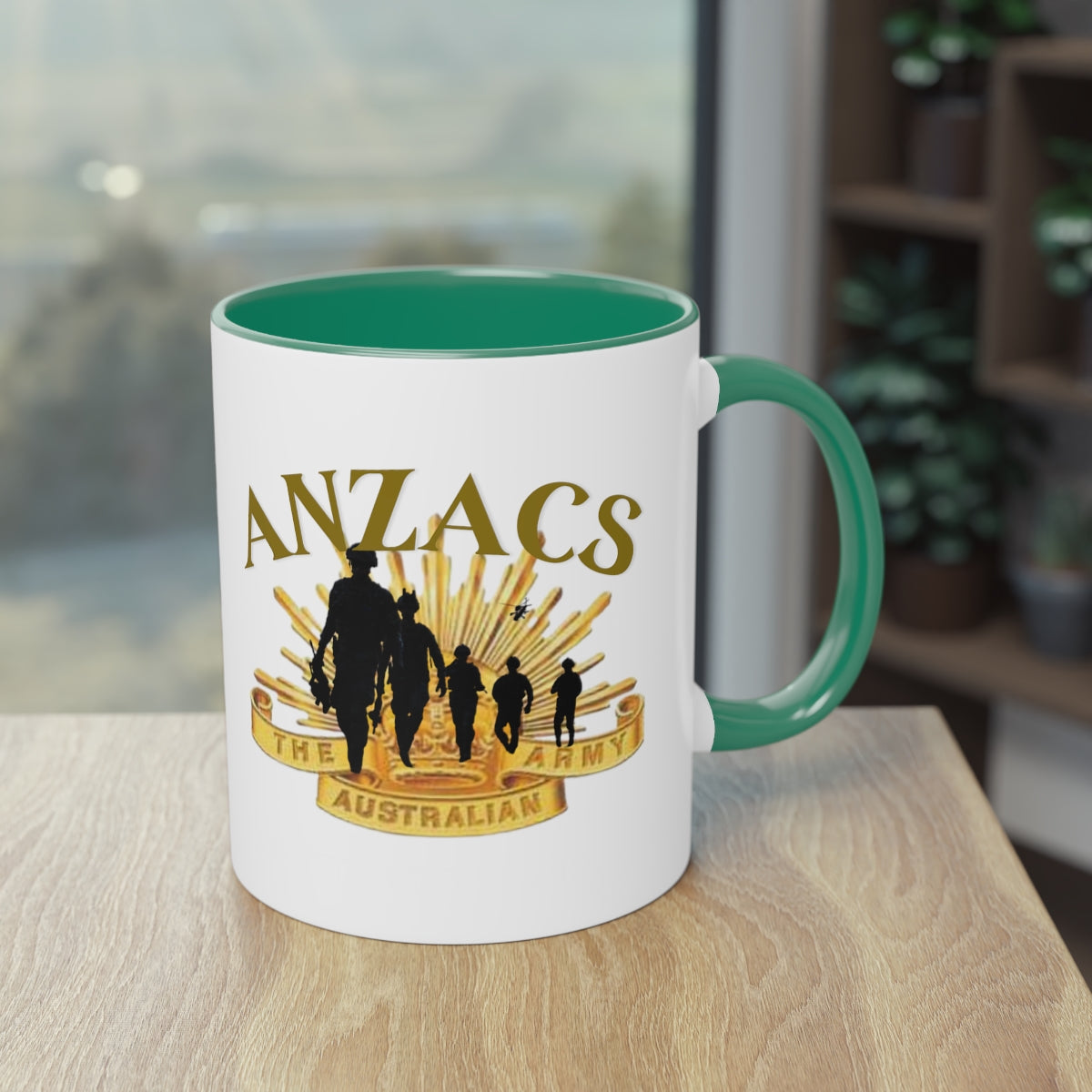 Coffee Mug ( ANZACS ) Military Style