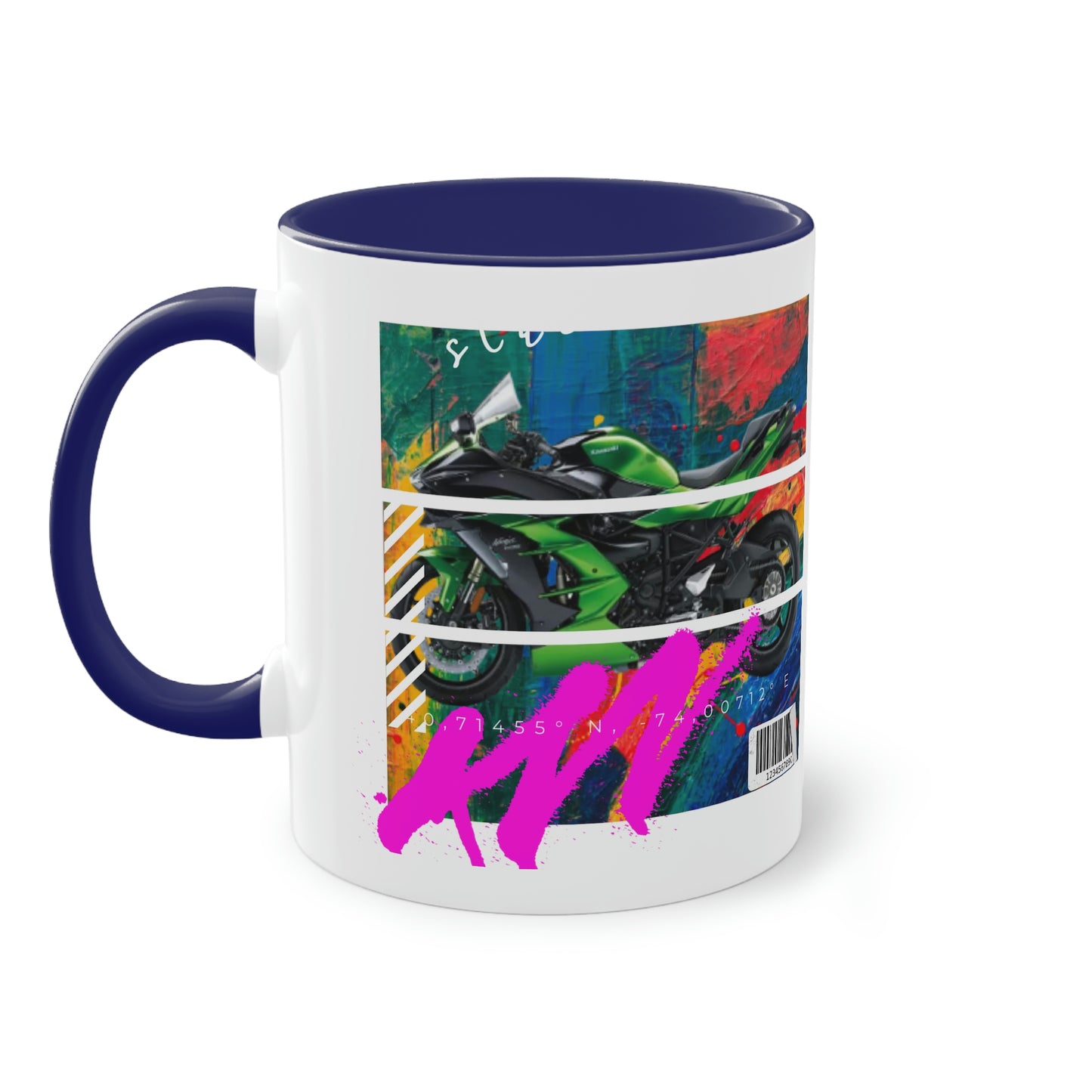 Coffee Mug  ( Urban Green Sports Bike )