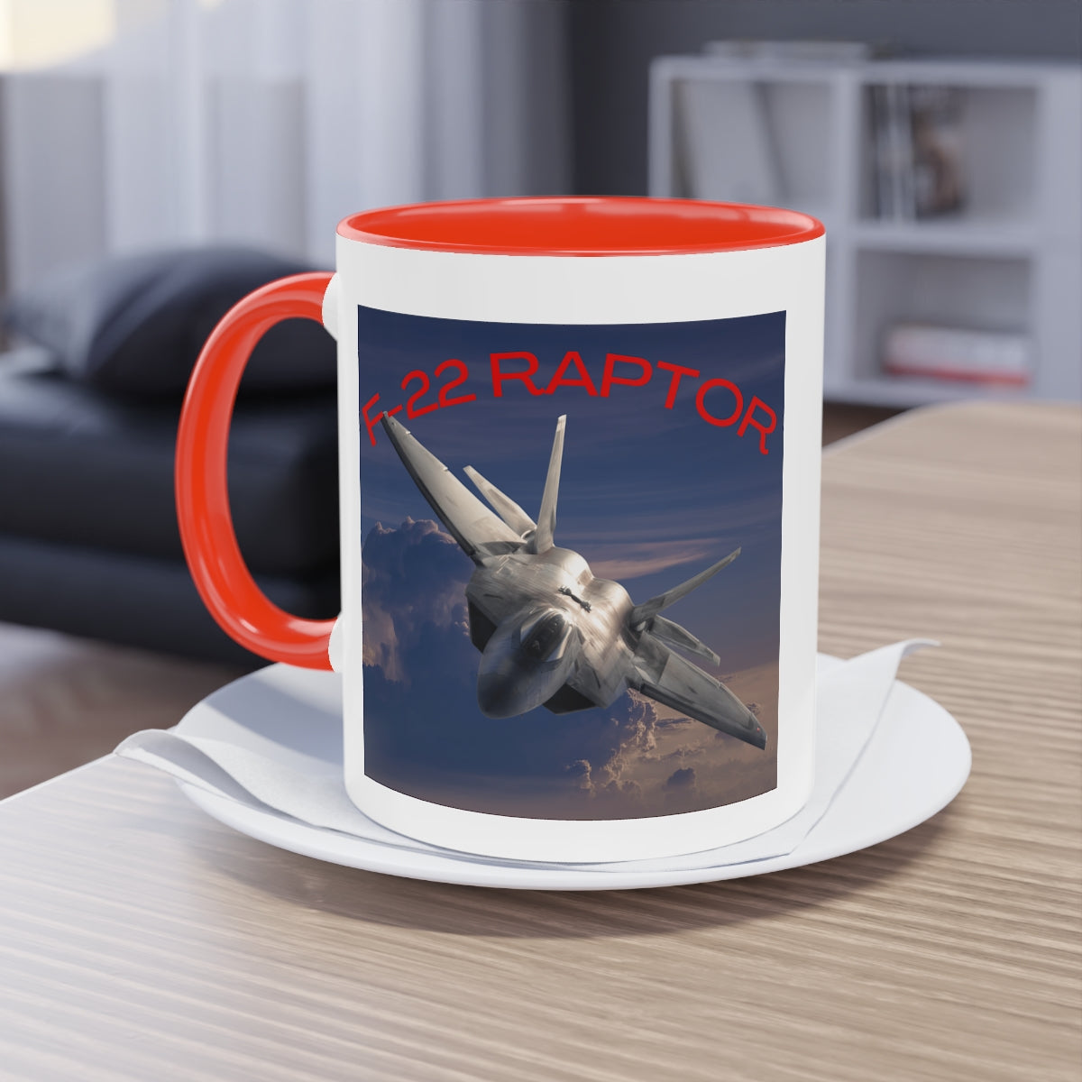 Coffee Mug ( F-22 RAPTOR 2 ) Military Style