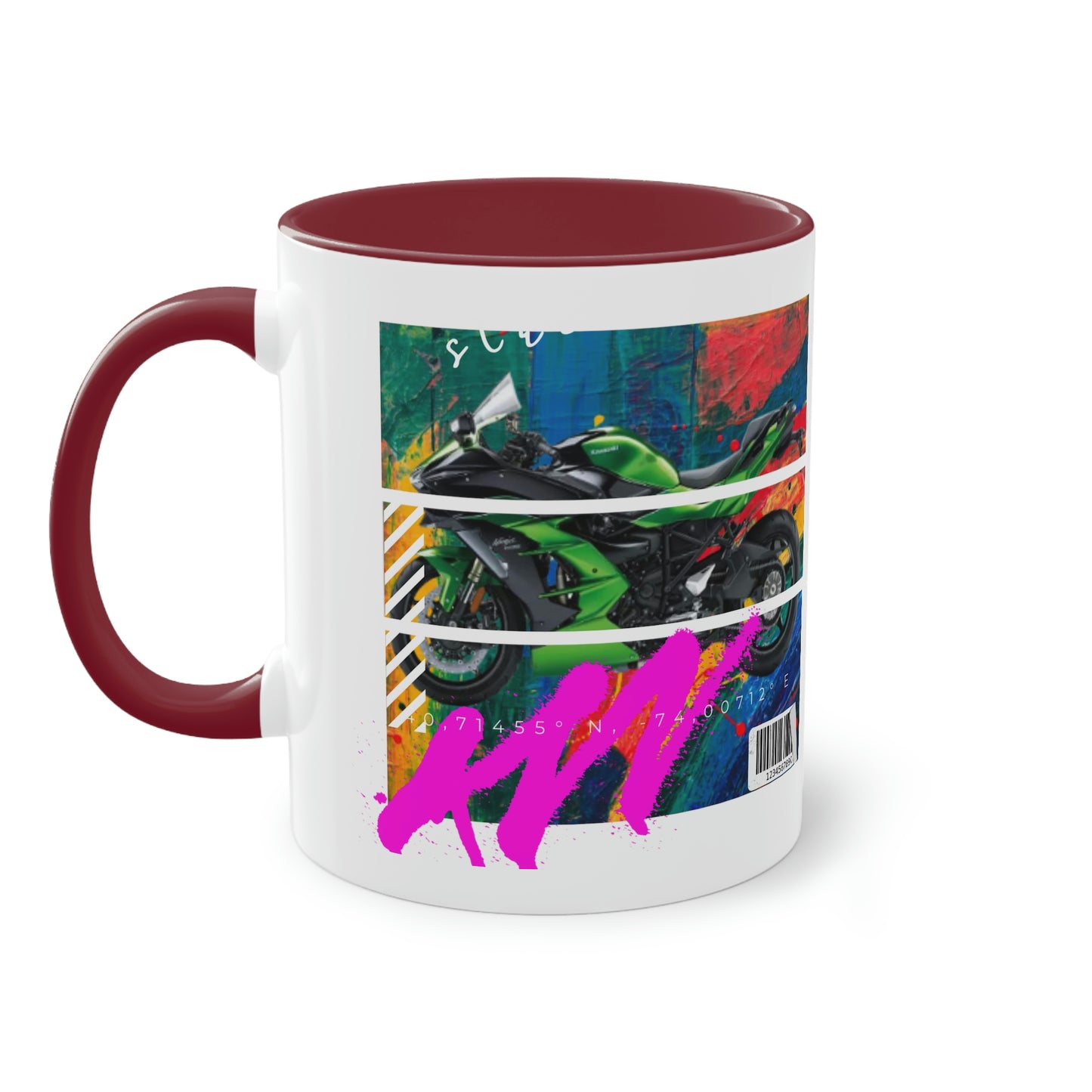 Coffee Mug  ( Urban Green Sports Bike )