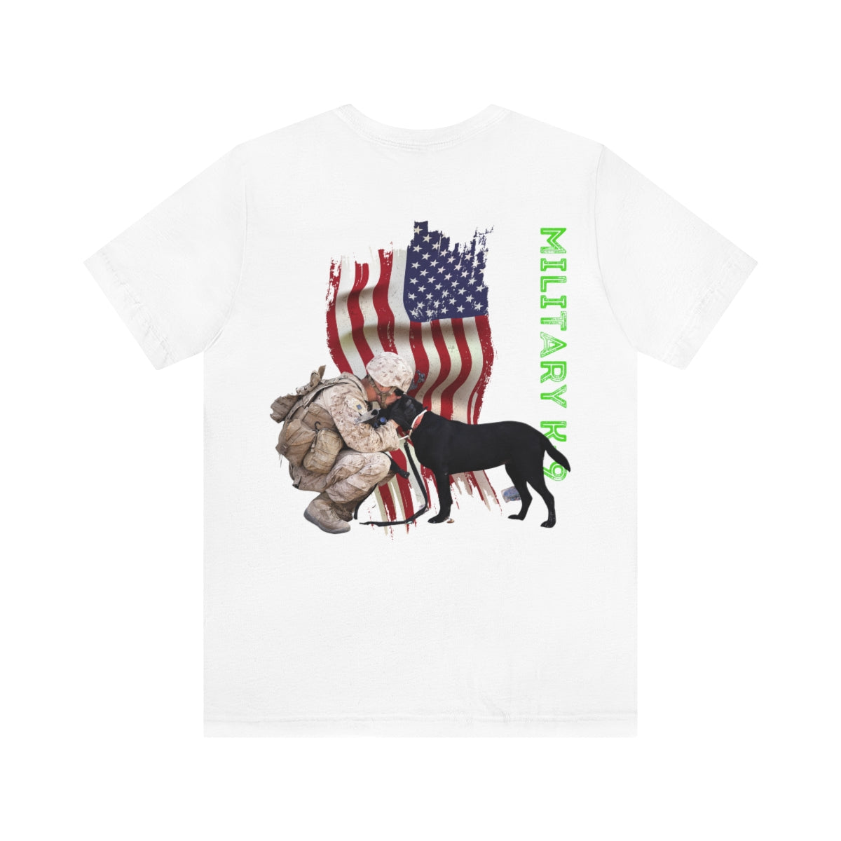 T-Shirt Classic jersey short sleeve ( Military T-shirt, K-9 Unit ) Military Style