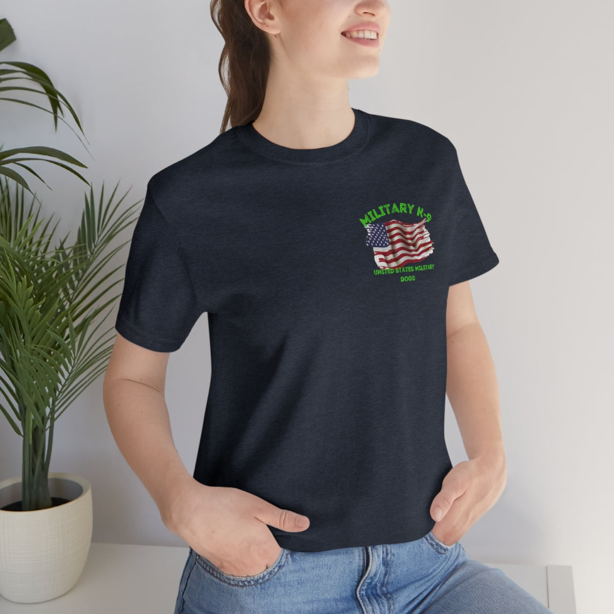 T-Shirt Classic jersey short sleeve ( Military T-shirt, K-9 Unit ) Military Style