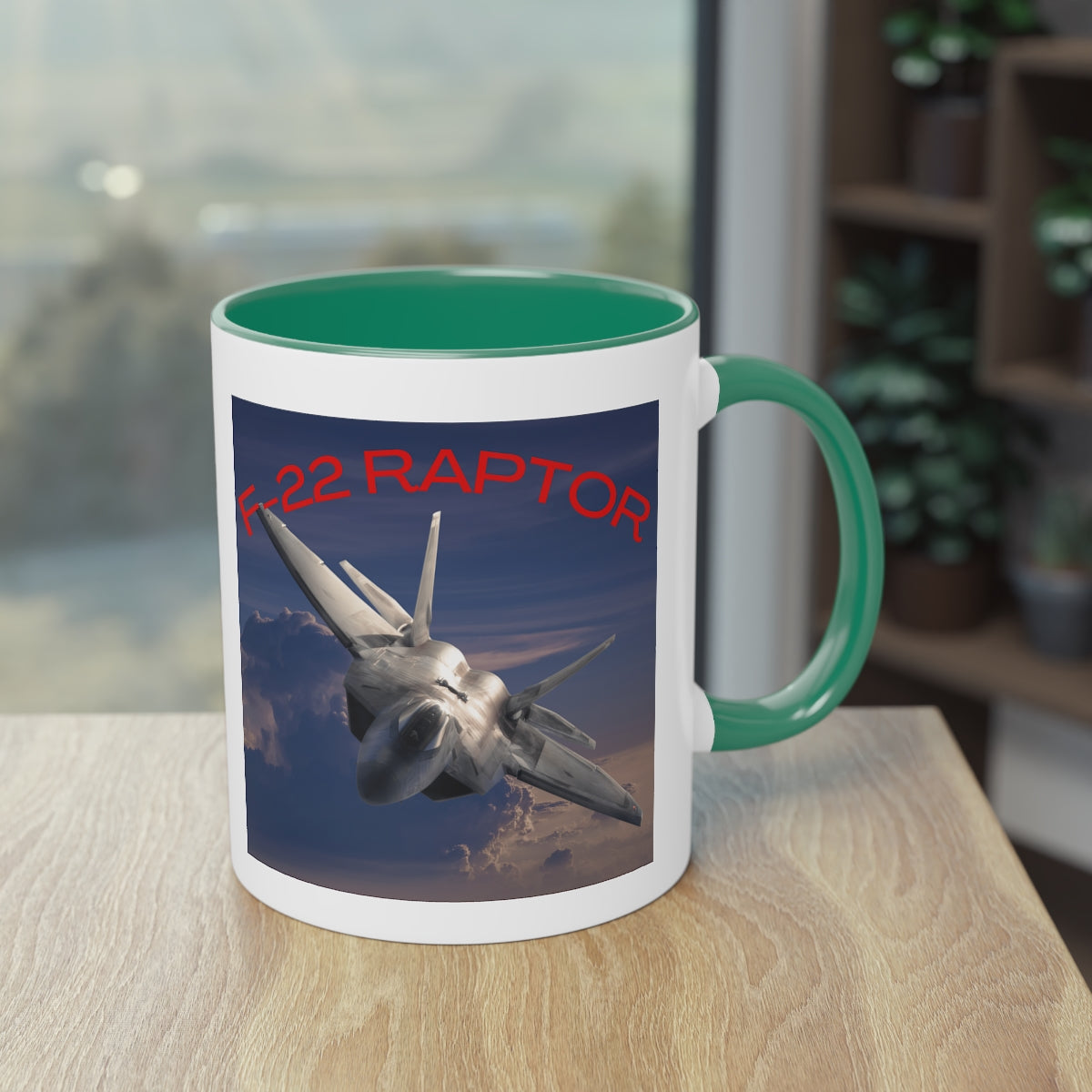 Coffee Mug ( F-22 RAPTOR 2 ) Military Style