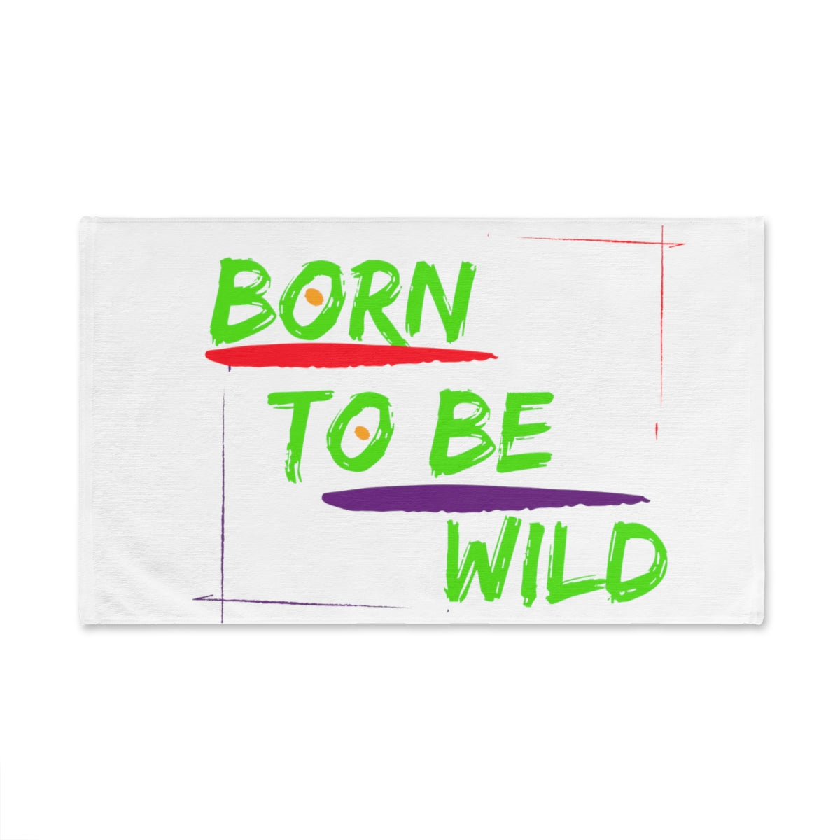 Sports Towel ( Born To Be Wild ) White