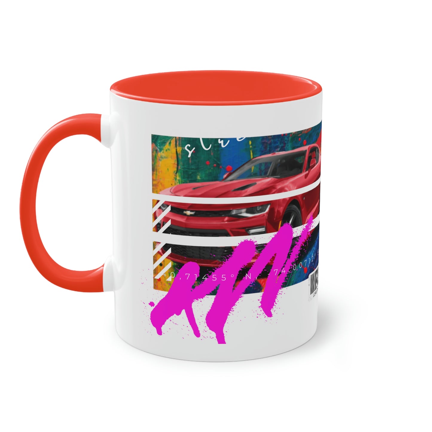 Coffee Mug ( Urban Red Corvette )