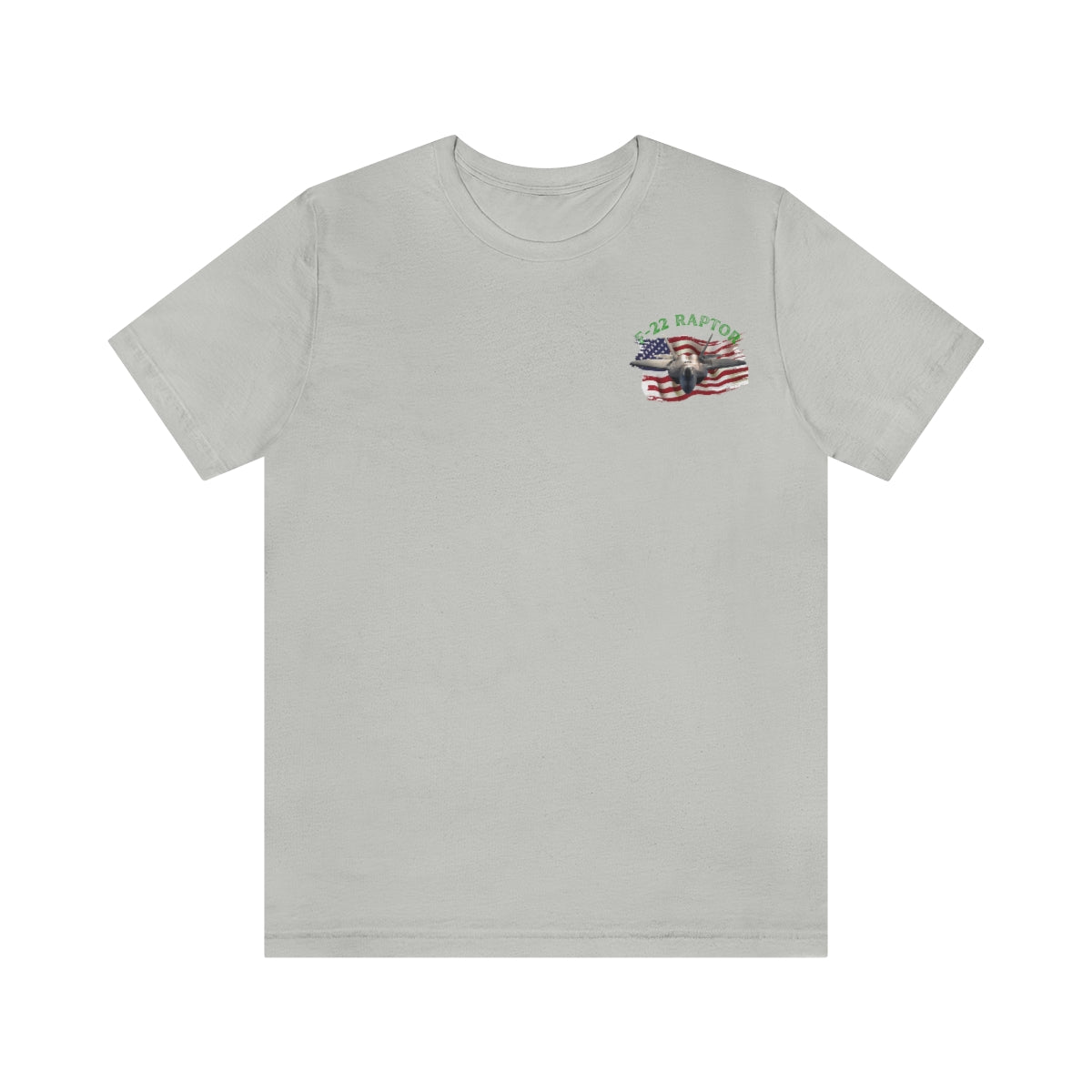 T-shirt Classic Jersey short sleeve ( RAPTOR F-22 stealth fighter ) Military Style