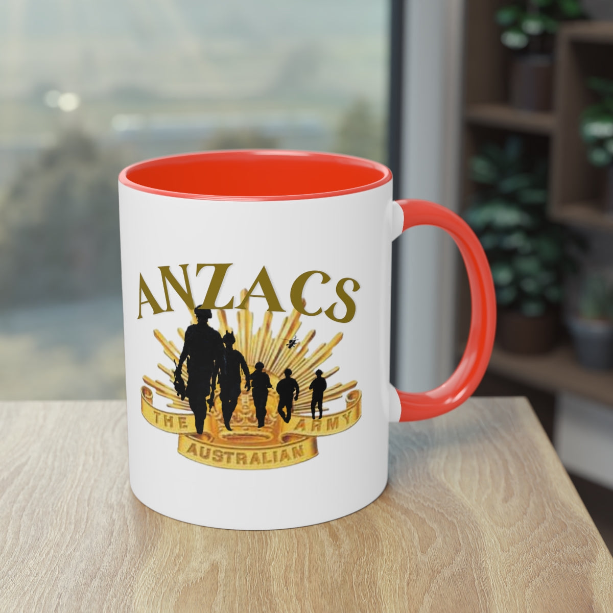 Coffee Mug ( ANZACS ) Military Style