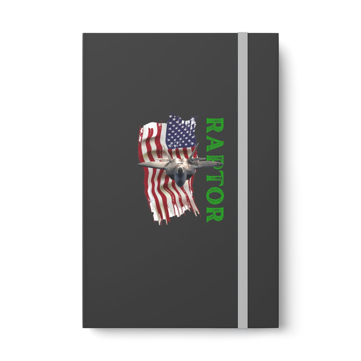 Hardcover Journal Color Contrast Notebook - Ruled ( RAPTOR ) Military Styling