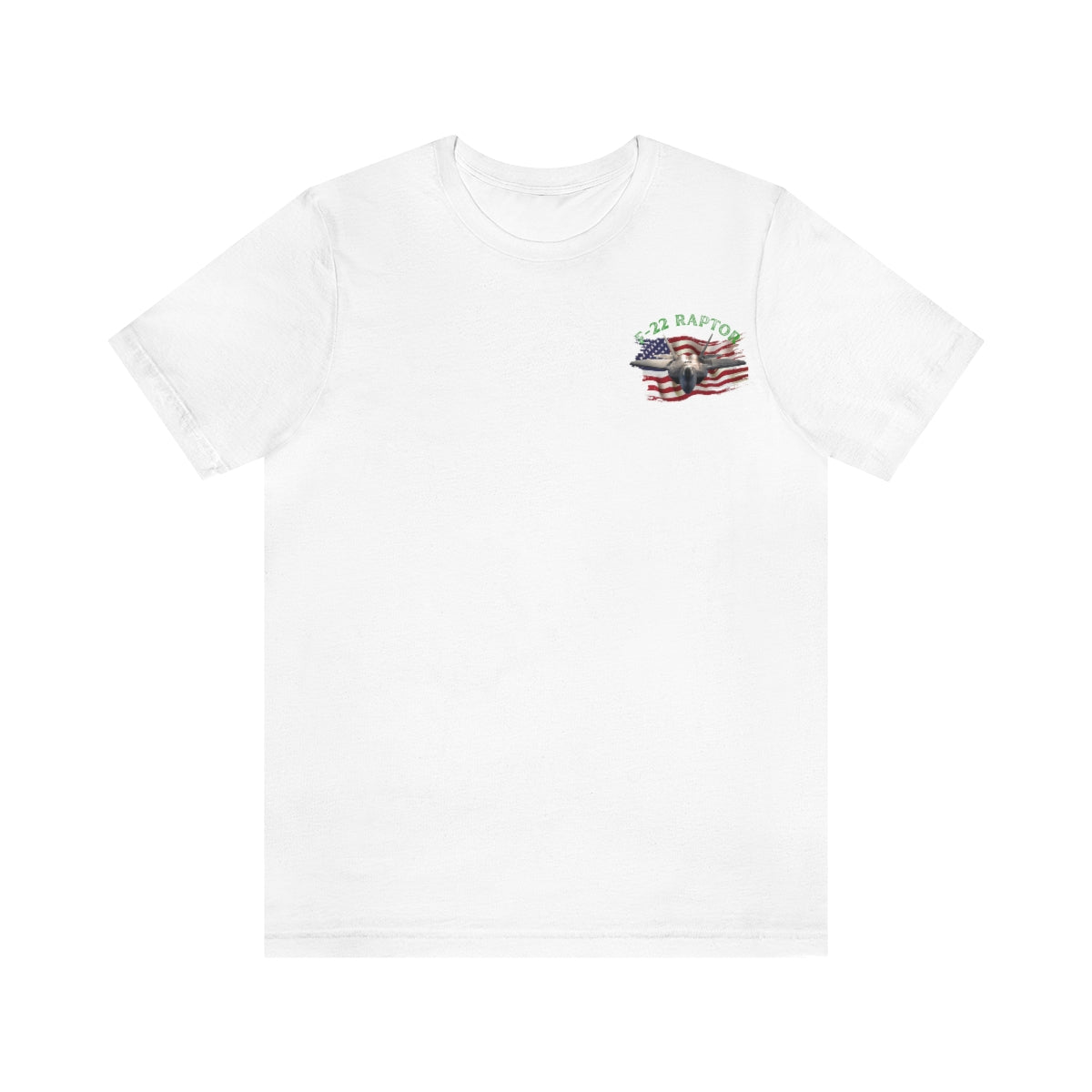 T-shirt Classic Jersey short sleeve ( RAPTOR F-22 stealth fighter ) Military Style