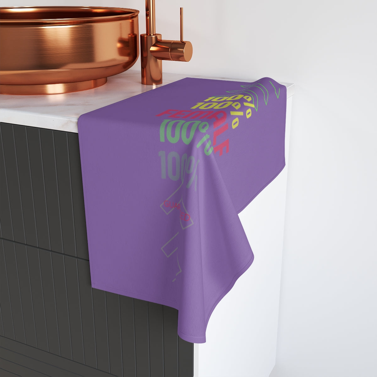 Sports Towel ( 100% Female ) Purple