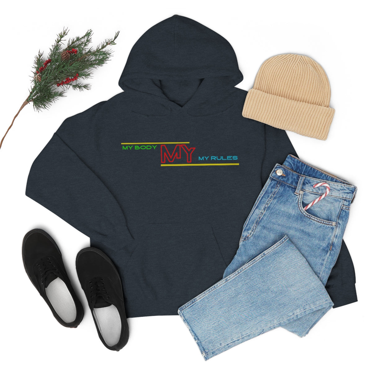 Hoodie ( My Body My Rules) Activewear