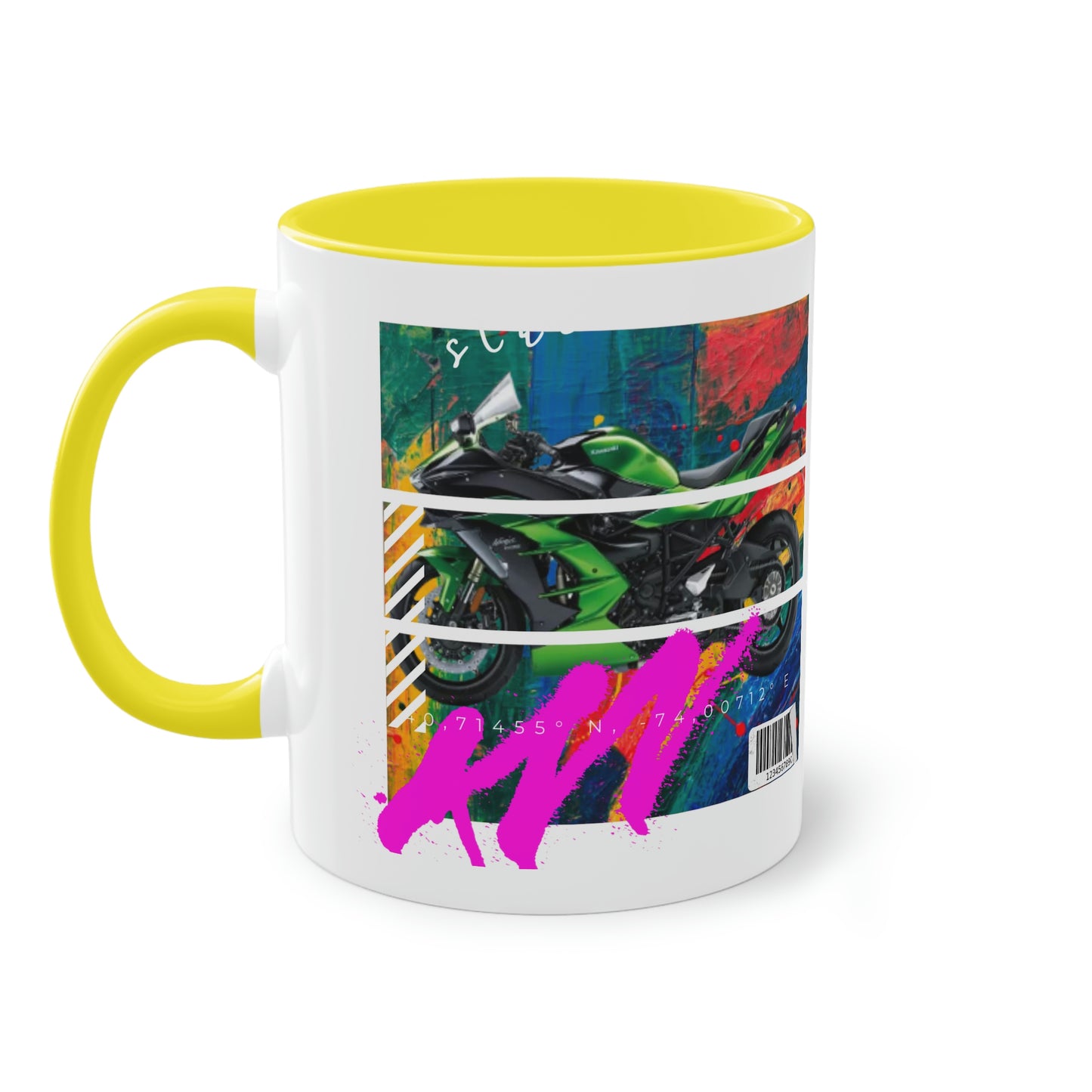 Coffee Mug  ( Urban Green Sports Bike )