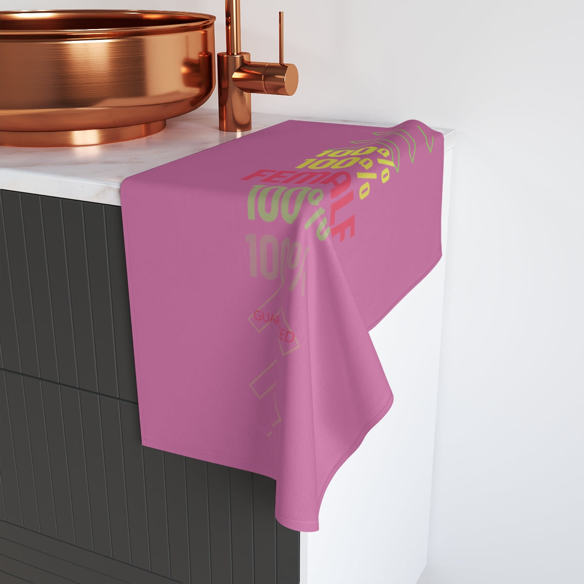 Sports Towel ( 100% Female ) Pink