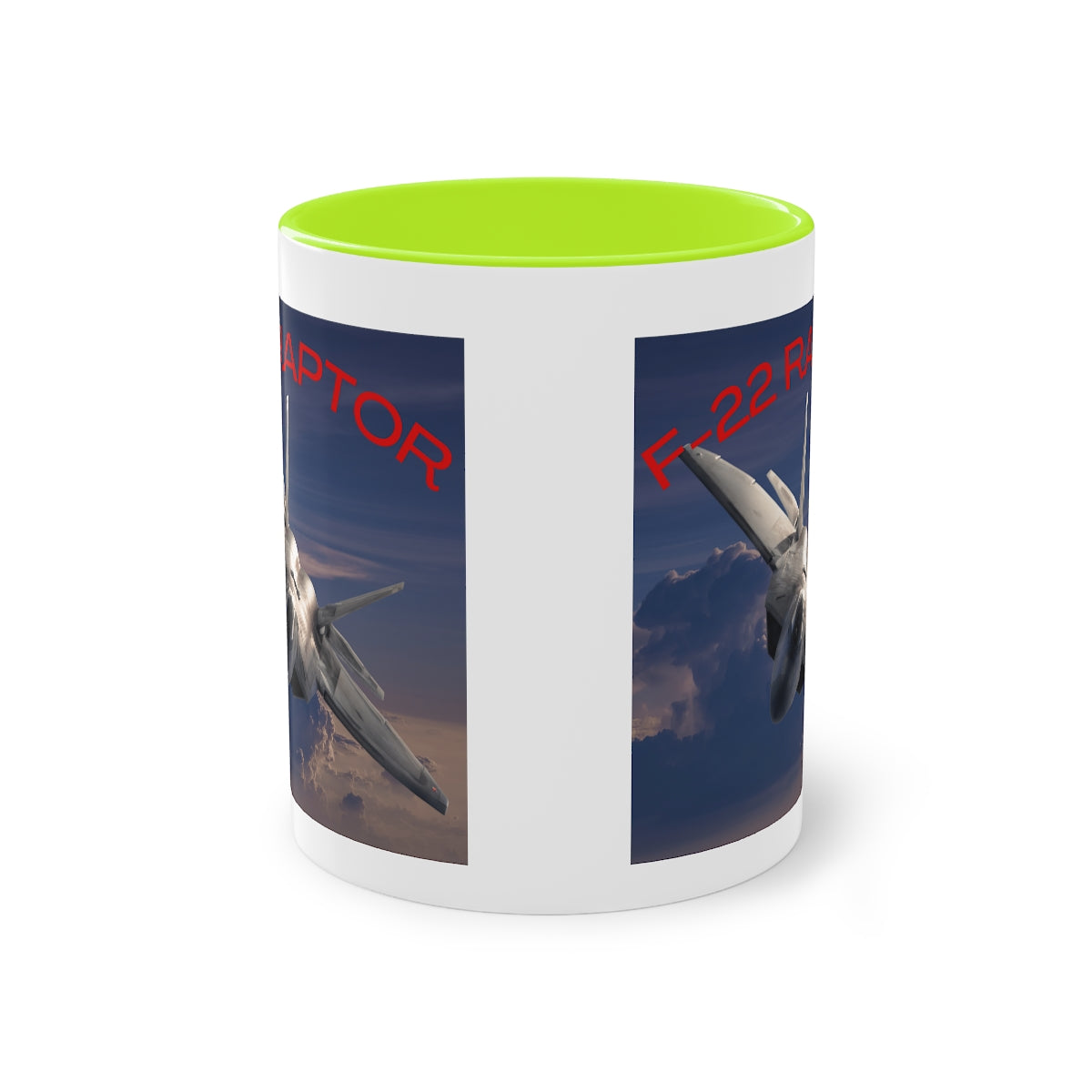 Coffee Mug ( F-22 RAPTOR 2 ) Military Style
