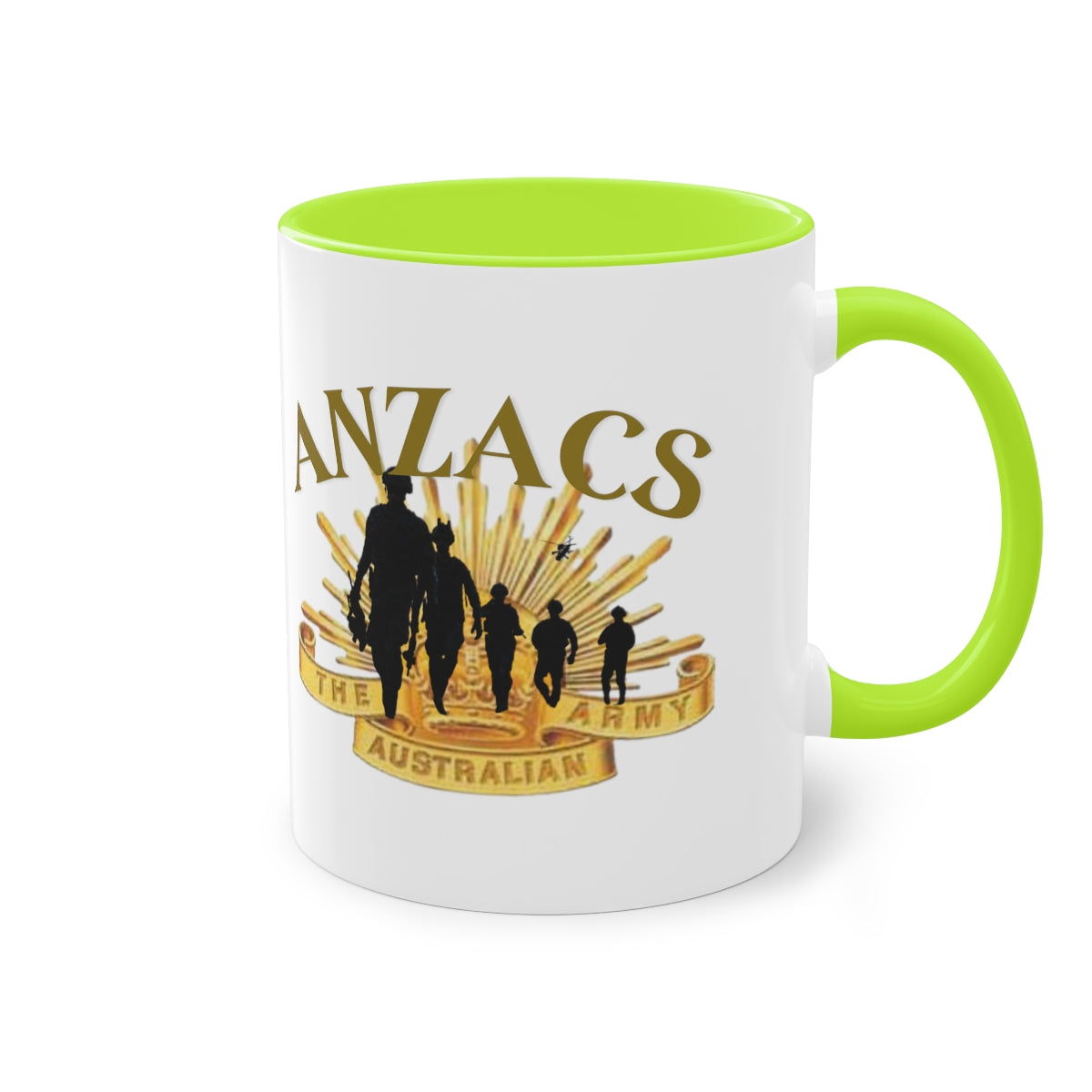 Coffee Mug ( ANZACS ) Military Style