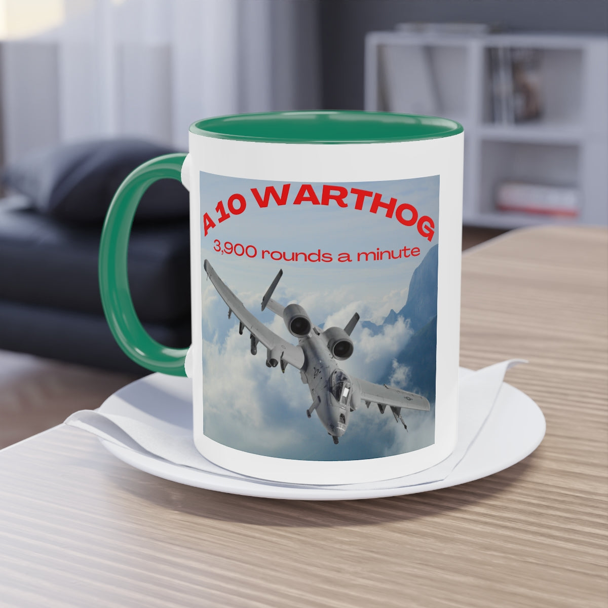 Coffee Mug ( F-10 Warthog 1 ) Military Style