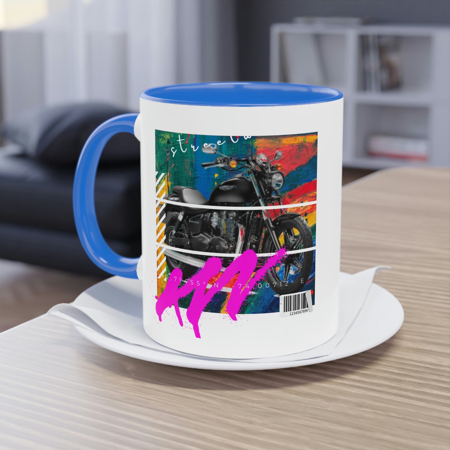 Coffee Mug  ( Urban Black Sports Bike )