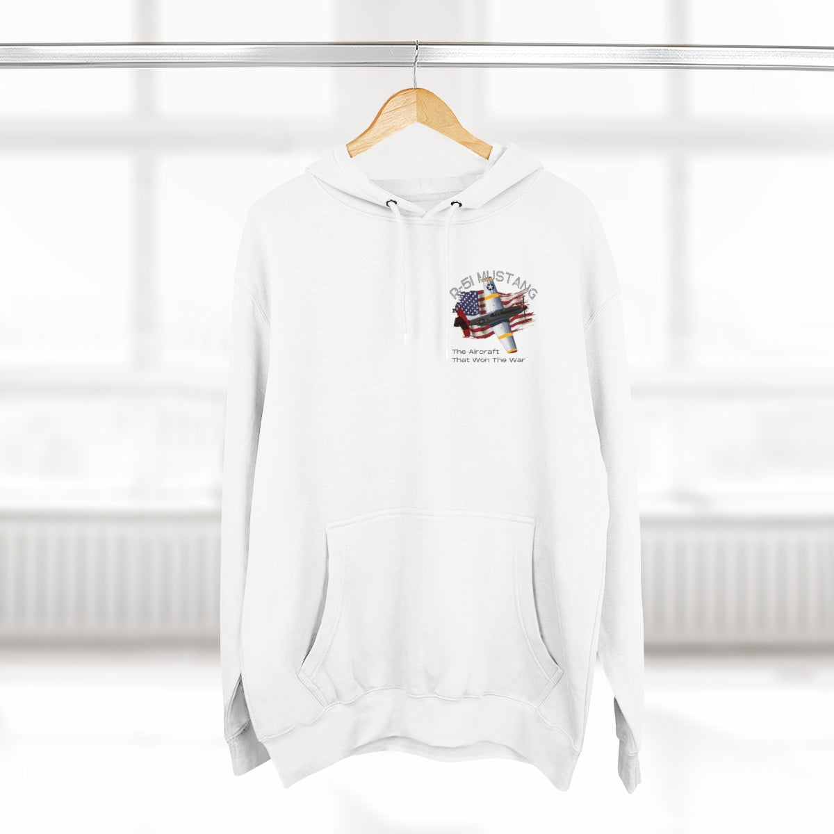 Hoodie ( Air Force P-51 Mustang ) Military Style