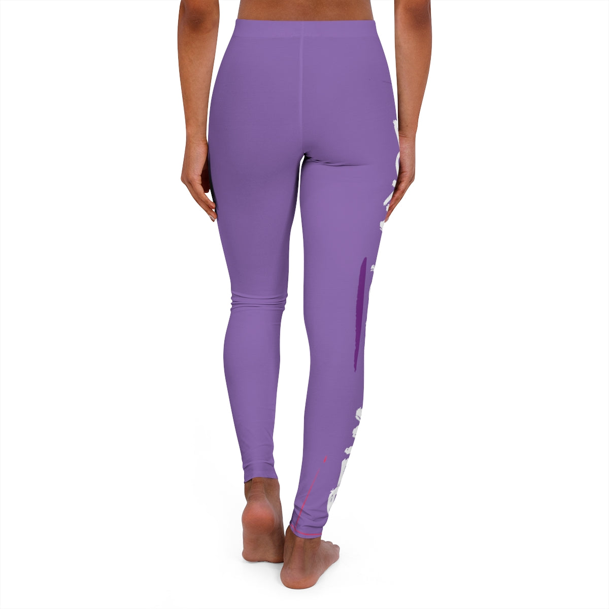 Women's Spandex Leggings ( Born to be wild ) Purple