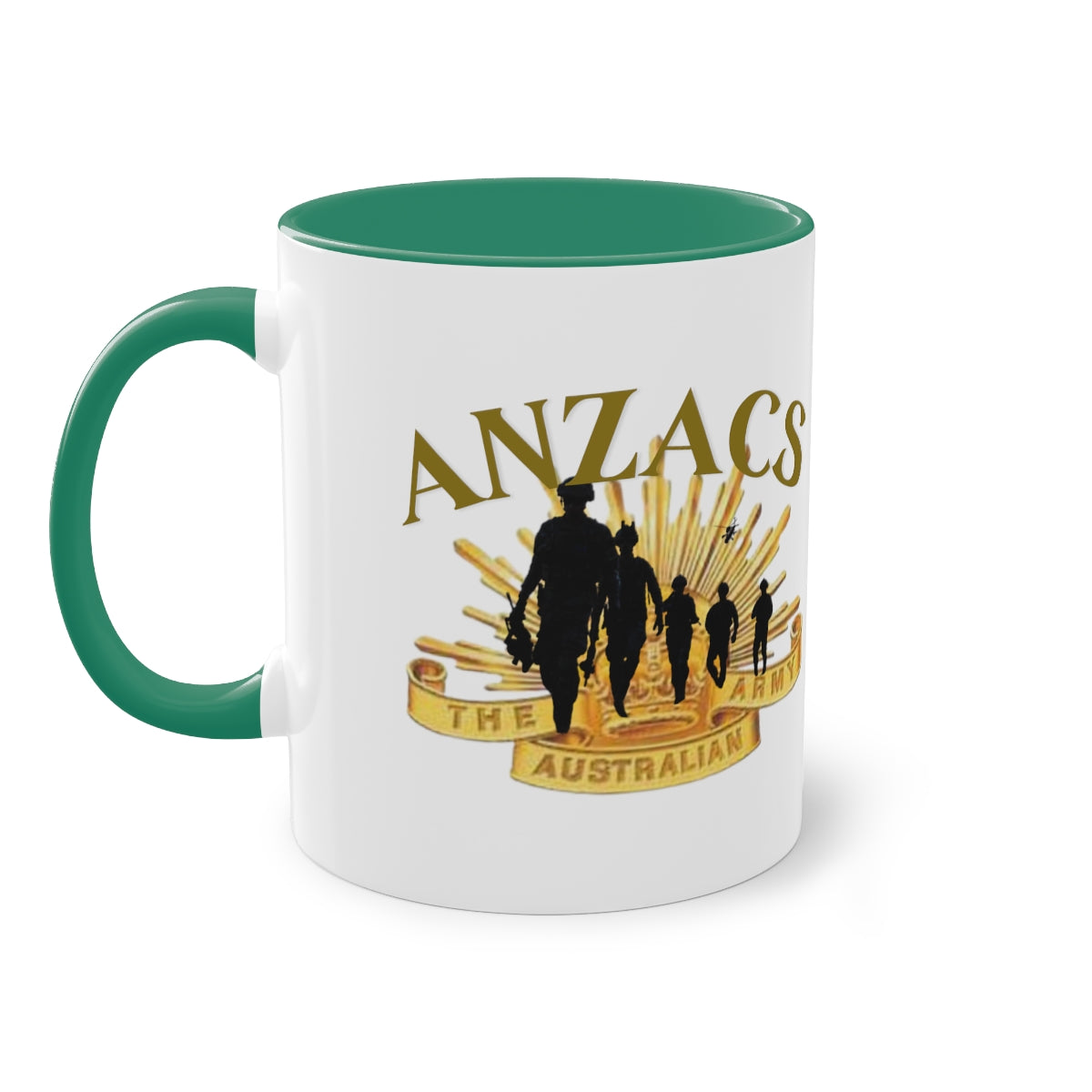 Coffee Mug ( ANZACS ) Military Style