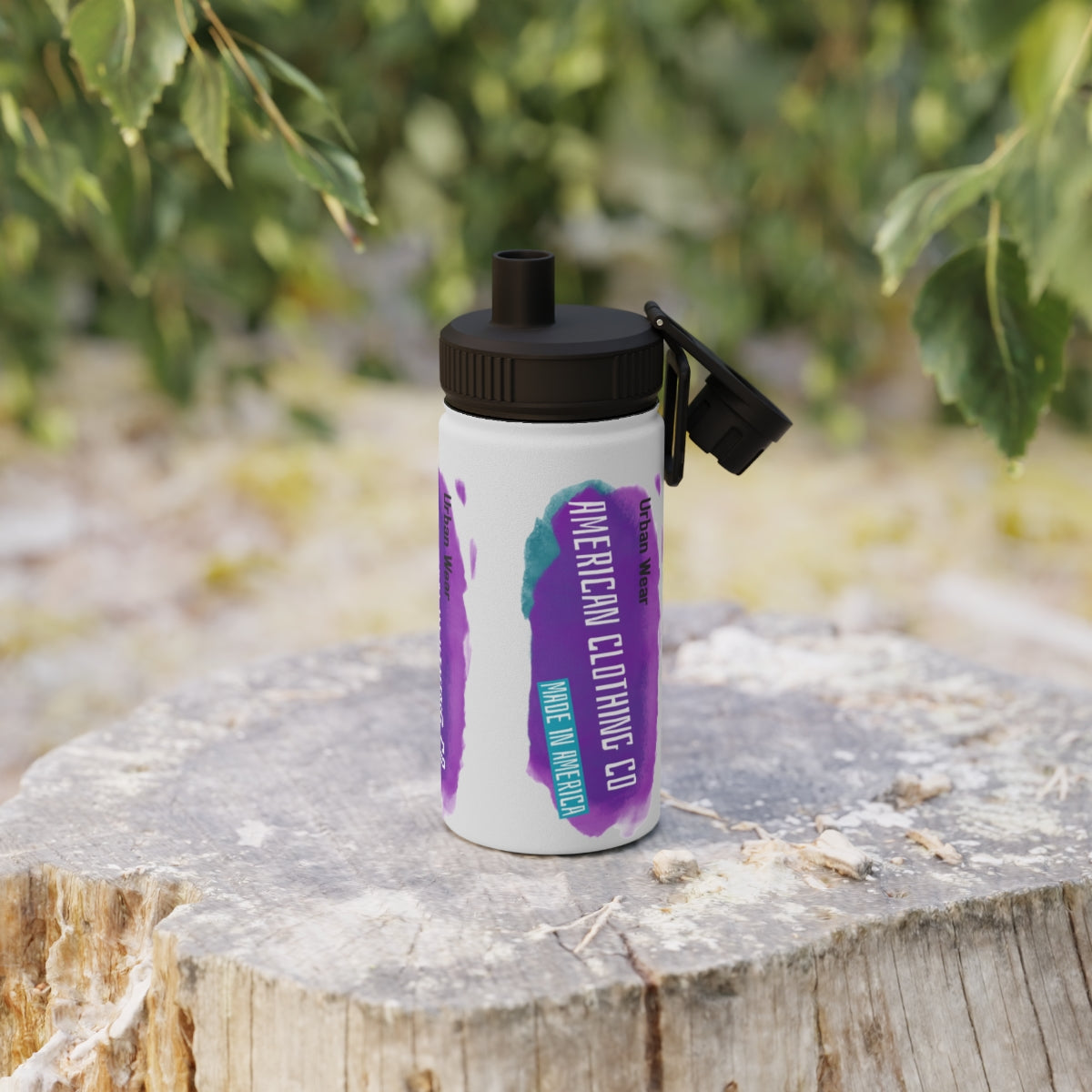 Stainless Steel Water Bottle, Sports Lid ( American Clothing Company )