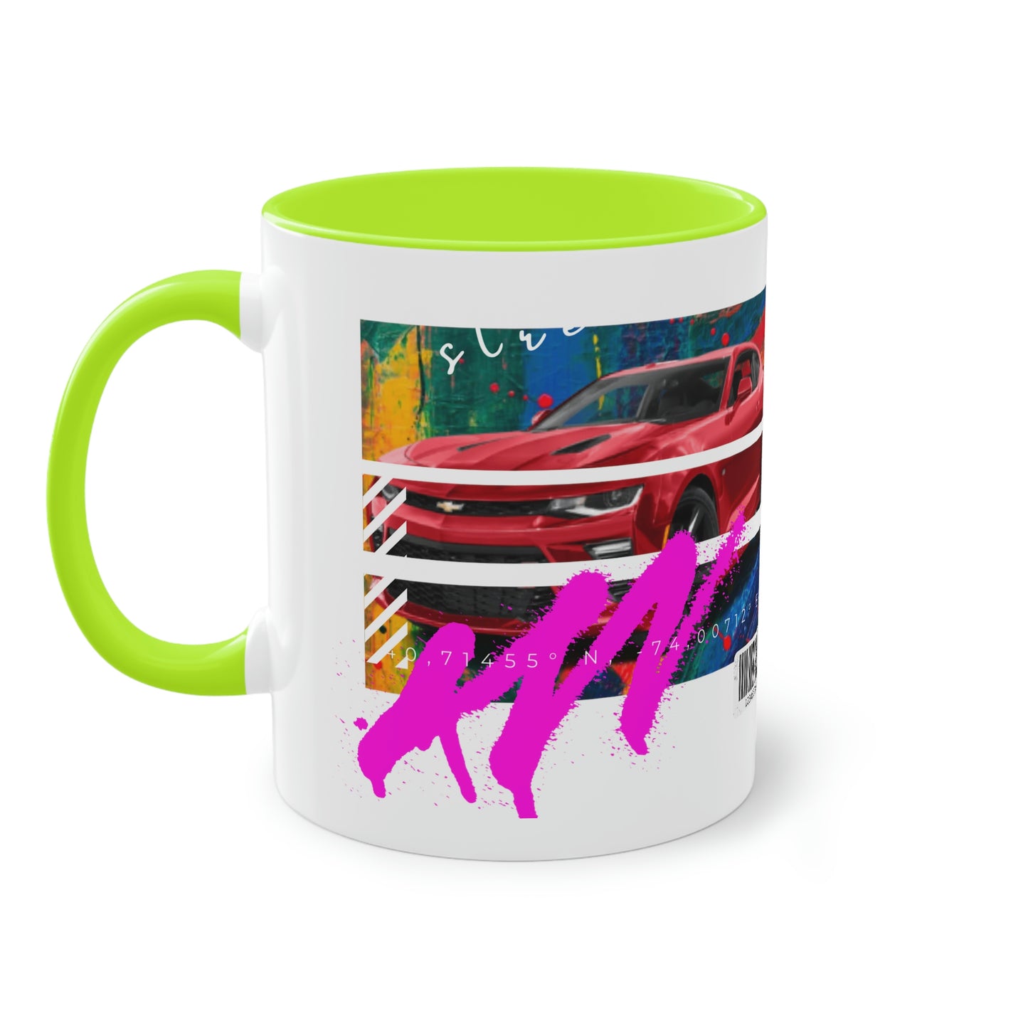 Coffee Mug ( Urban Red Corvette )