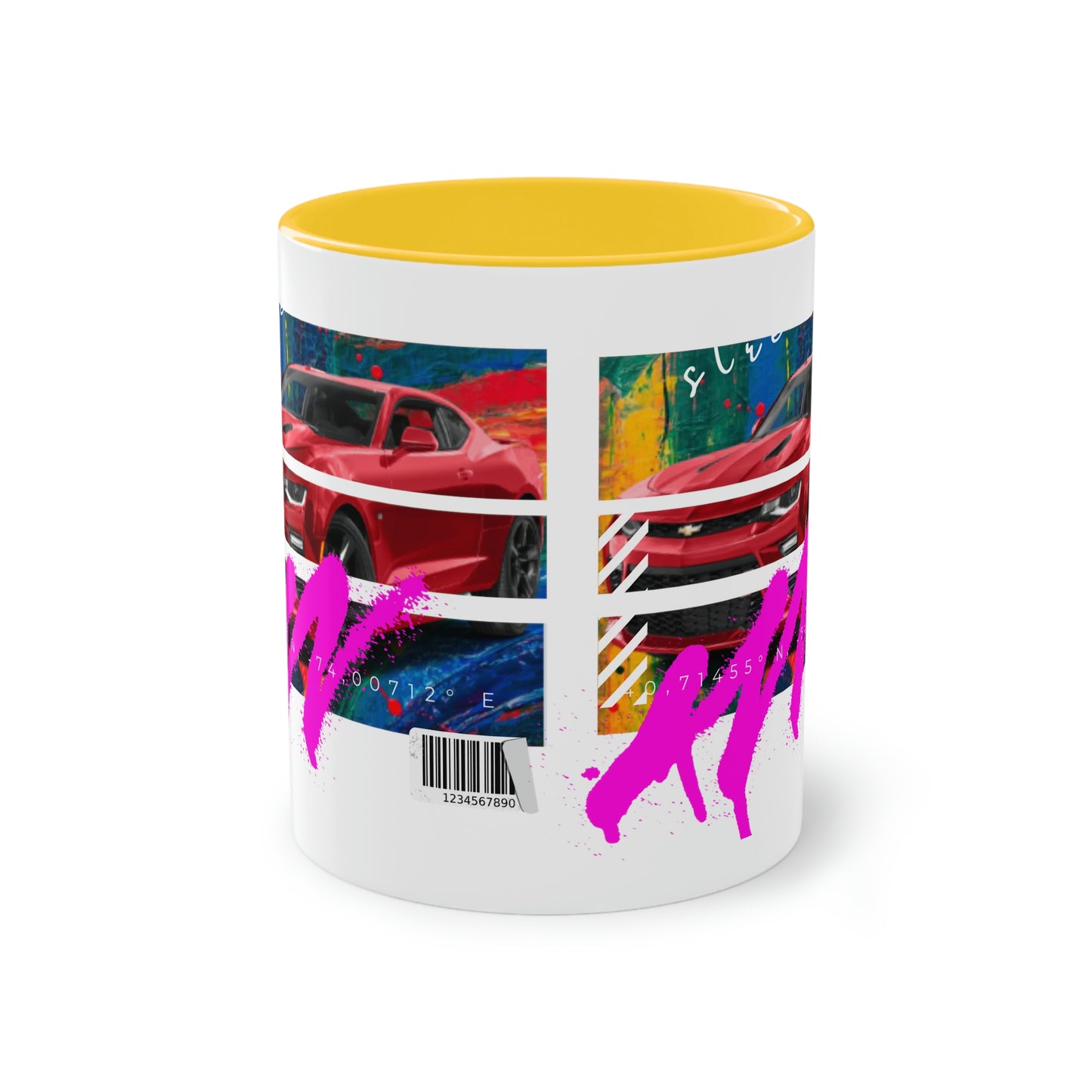 Coffee Mug ( Urban Red Corvette )