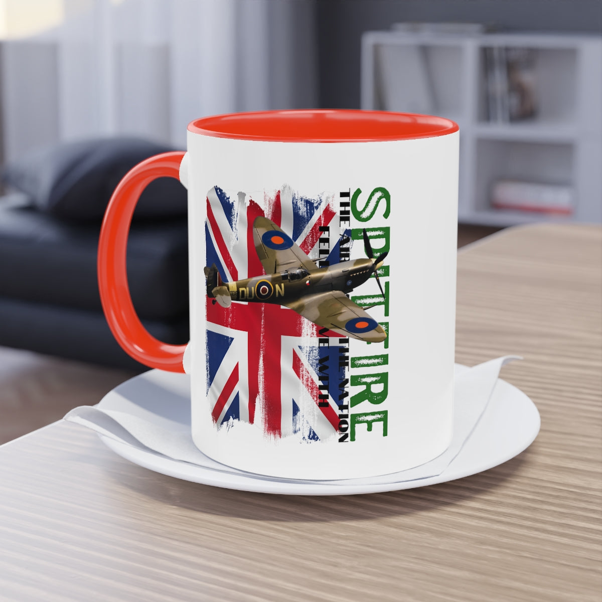 Coffee Mug ( Spitfire ) Military Style