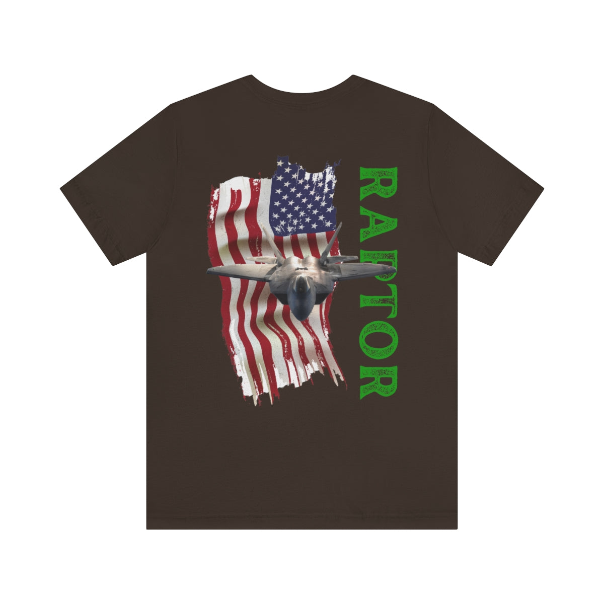T-shirt Classic Jersey short sleeve ( RAPTOR F-22 stealth fighter ) Military Style