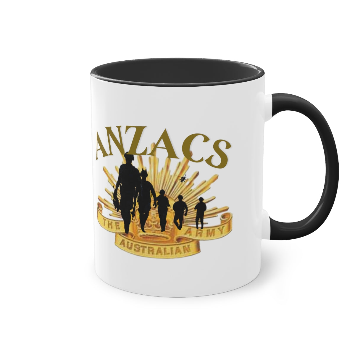 Coffee Mug ( ANZACS ) Military Style