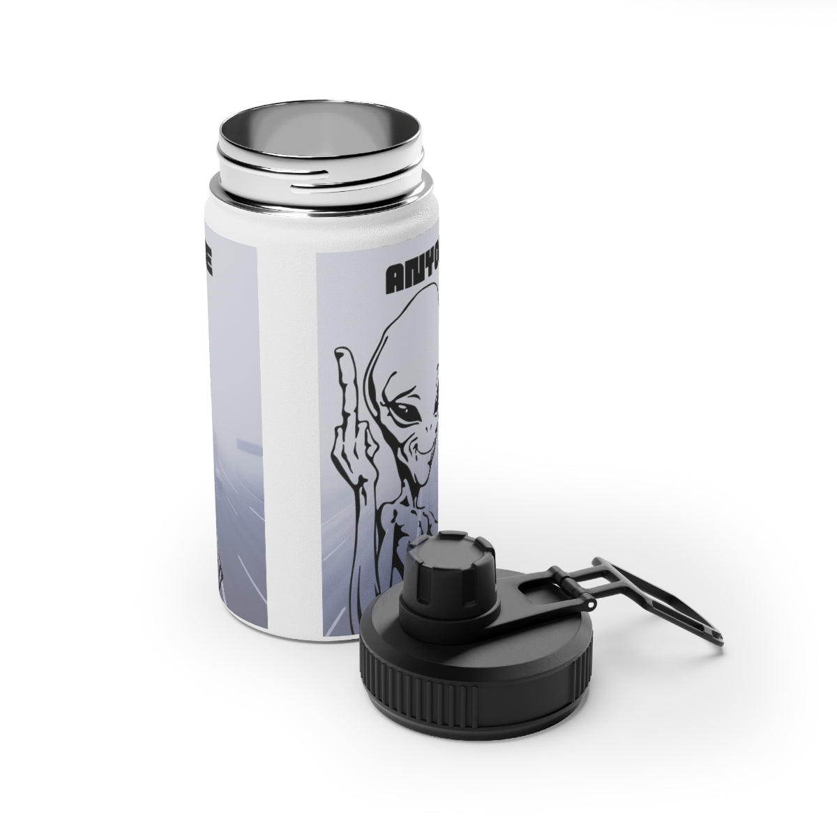 Stainless Steel Water Bottle, Sports Lid ( PAUL Anyoney for Probing )